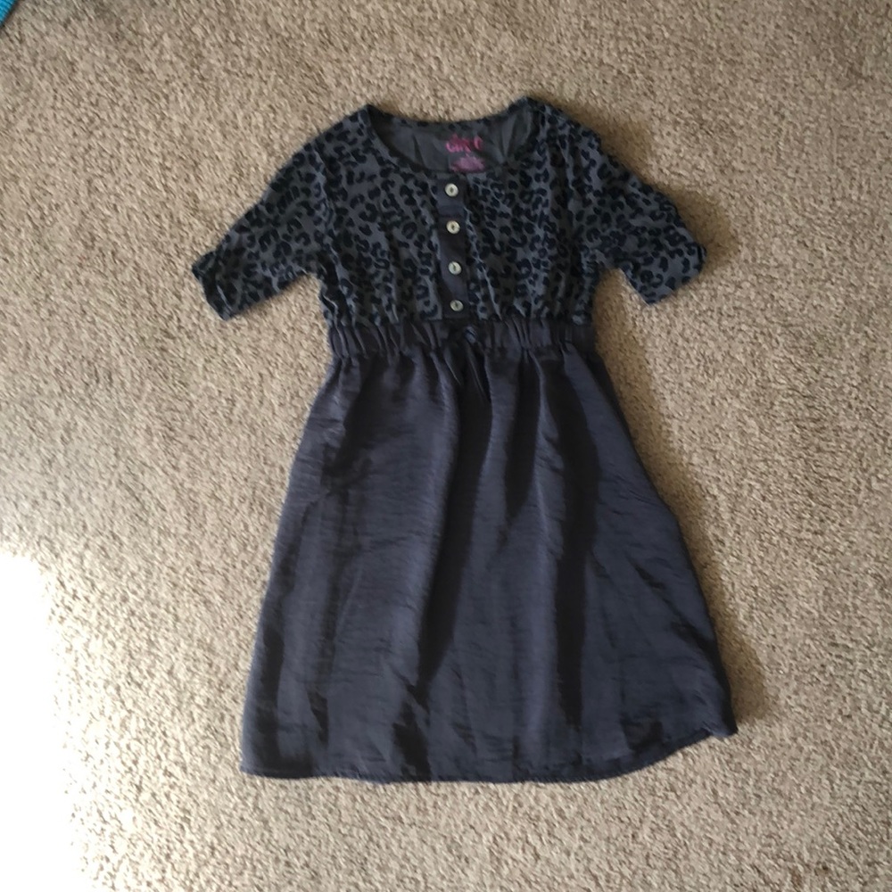 Animal pattern girl’s dress